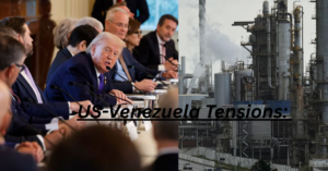 US President Donald Trump meets oil company executives at the White House to discuss rebuilding Venezuela’s oil infrastructure amid rising US–Venezuela tensions.