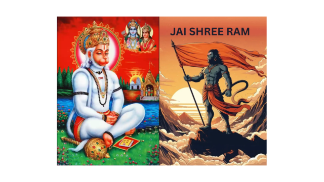 "Jai Shree Ram Banner - Hanuman Jayanti 2025 Celebration"