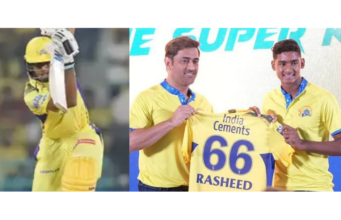 Shaik Rasheed Shines in CSK Colors: IPL 2025 में LSG के खिलाफ़ संघर्ष में 27 रन की शानदार पारी शेख रशीद ने आईपीएल 2025 के 30वें मैच में लखनऊ सुपर जायंट्स के खिलाफ चेन्नई सुपर किंग्स के लिए 27 रनों की पारी के दौरान एक स्टाइलिश शॉट खेला।
