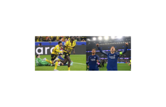 Barcelona Survives Dortmund Storm to Enter UCL 2024–25 Semifinals Despite Guirassy Hat-Trick Lamine Yamal challenged by Ramy Bensebaini during Barcelona vs Dortmund Champions League quarterfinal 2025